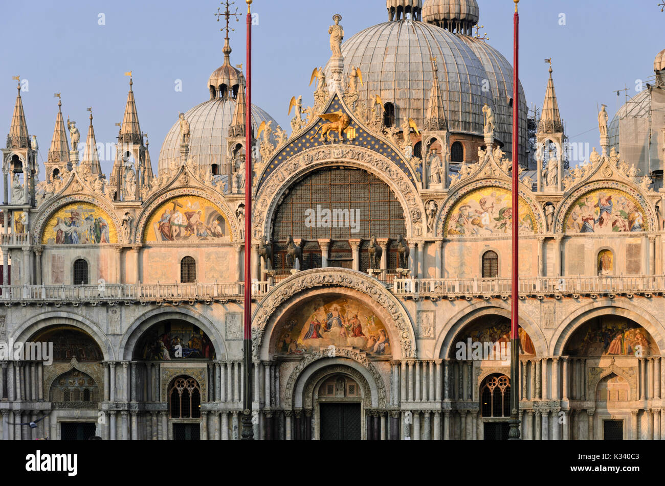 La basilica di san Marco, Venezia, Italia Foto Stock