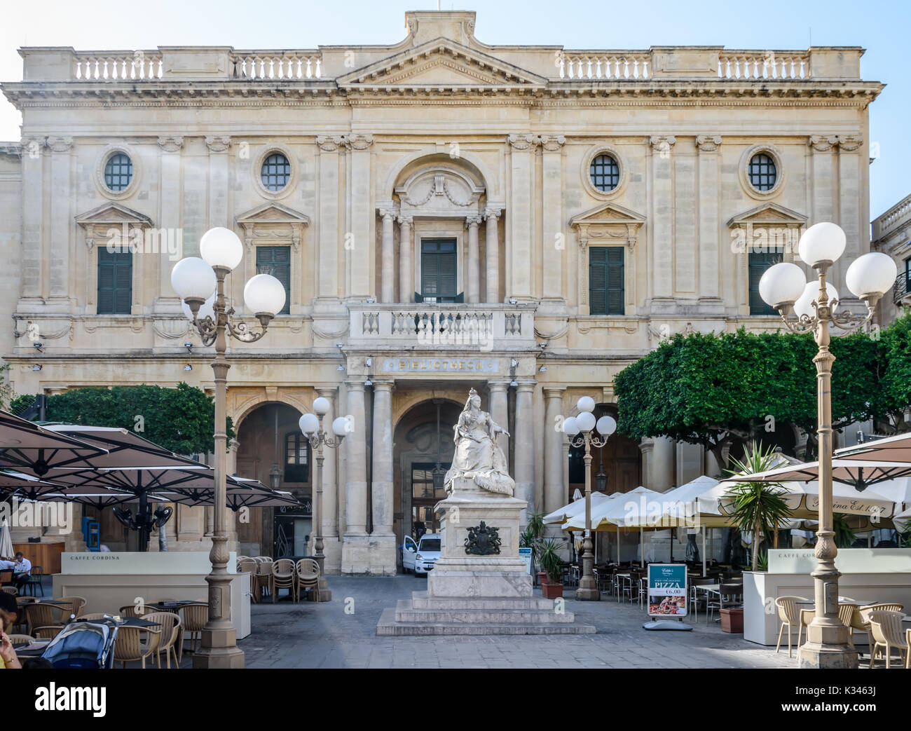 Biblioteca nazionale di Malta Foto Stock