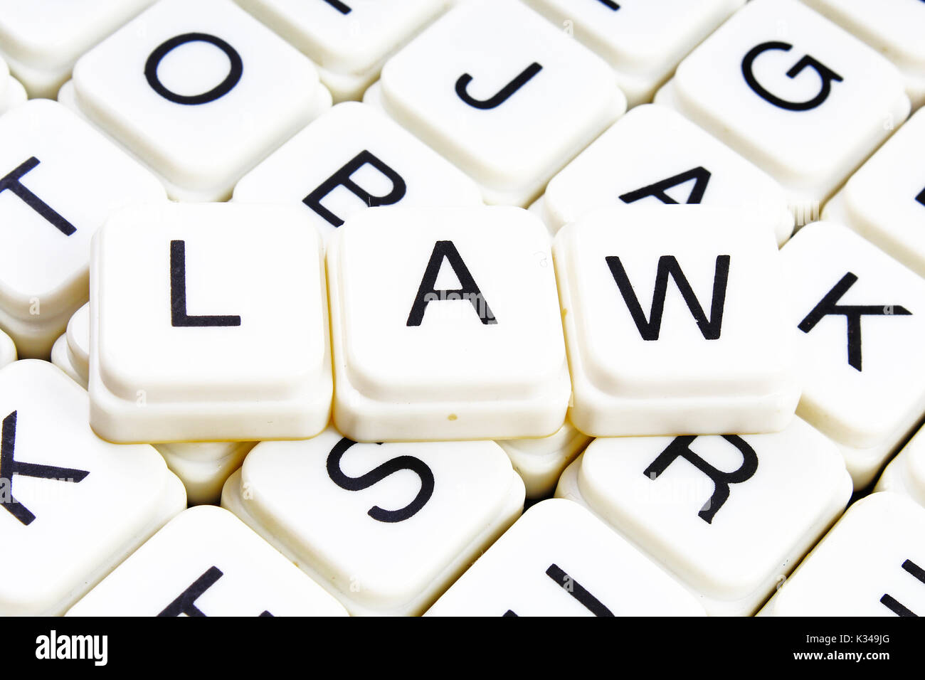 Legge il testo parola cruciverba. Lettere dell'alfabeto blocchi texture di gioco dello sfondo. Foto Stock