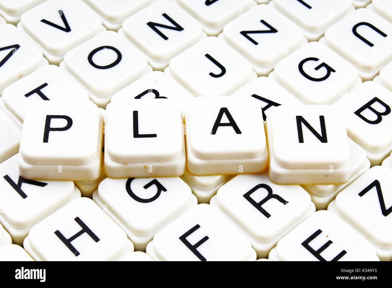 Progetto di testo parola cruciverba. Lettere dell'alfabeto blocchi texture di gioco dello sfondo. Foto Stock