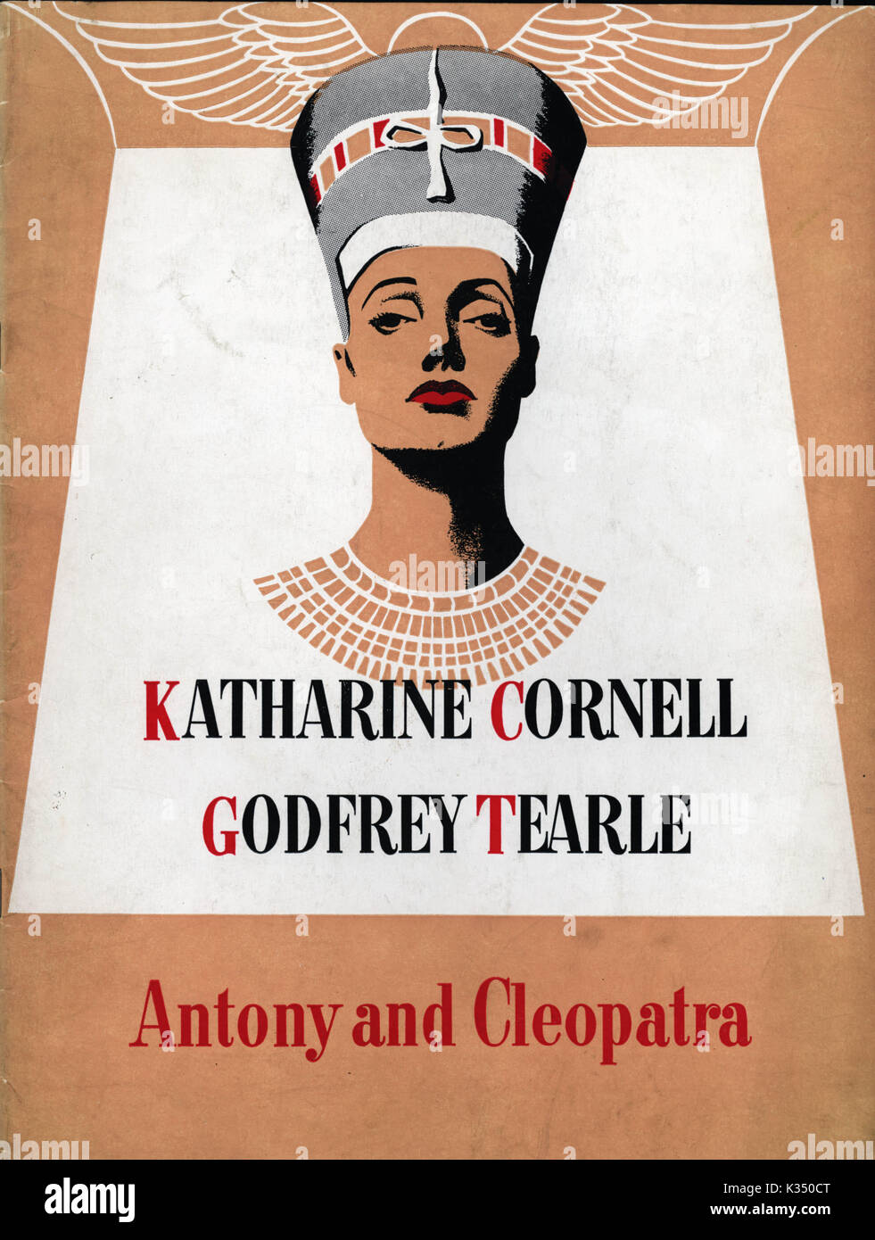 Antonio e Cleopatra programma teatro Foto Stock