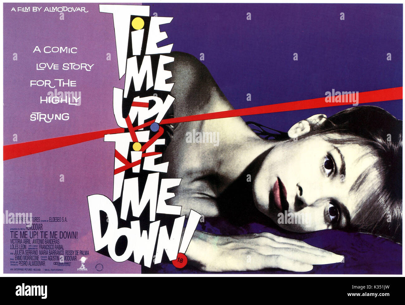 ATAME! Aka TIE ME UP, TIE ME DOWN data: 1990 Foto Stock