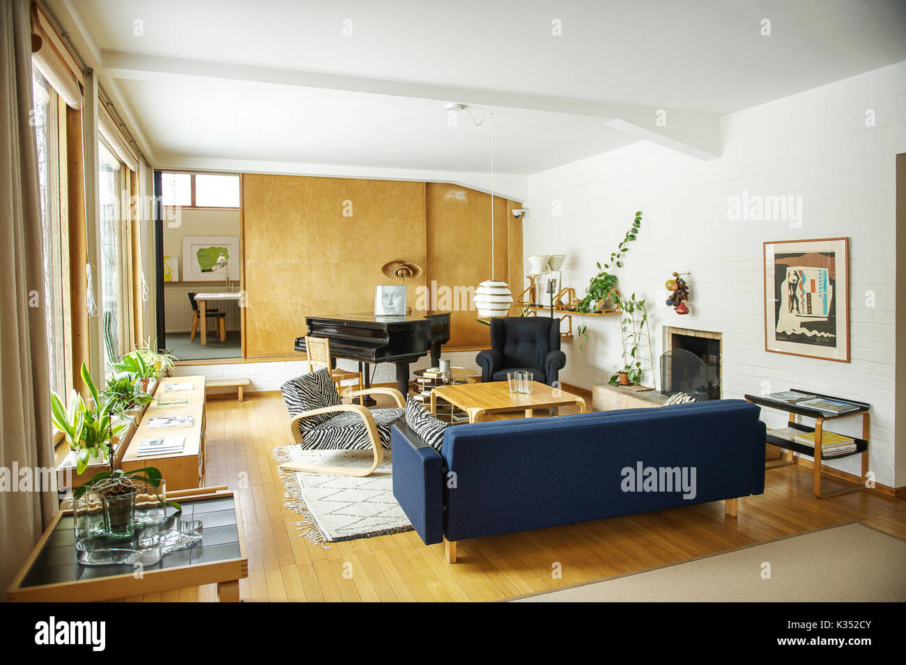 Aalto House, Helsinki Foto Stock