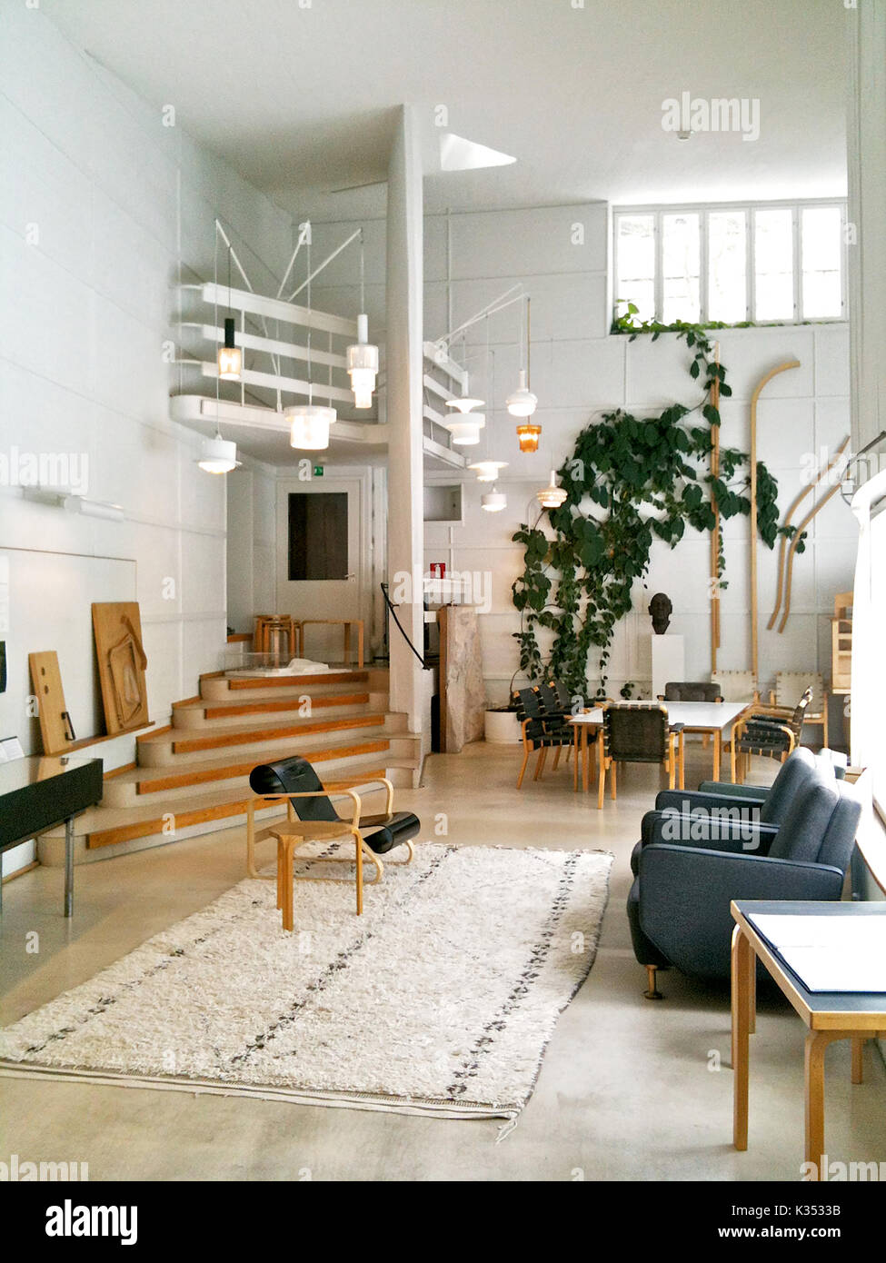 Aalto House, Helsinki Foto Stock