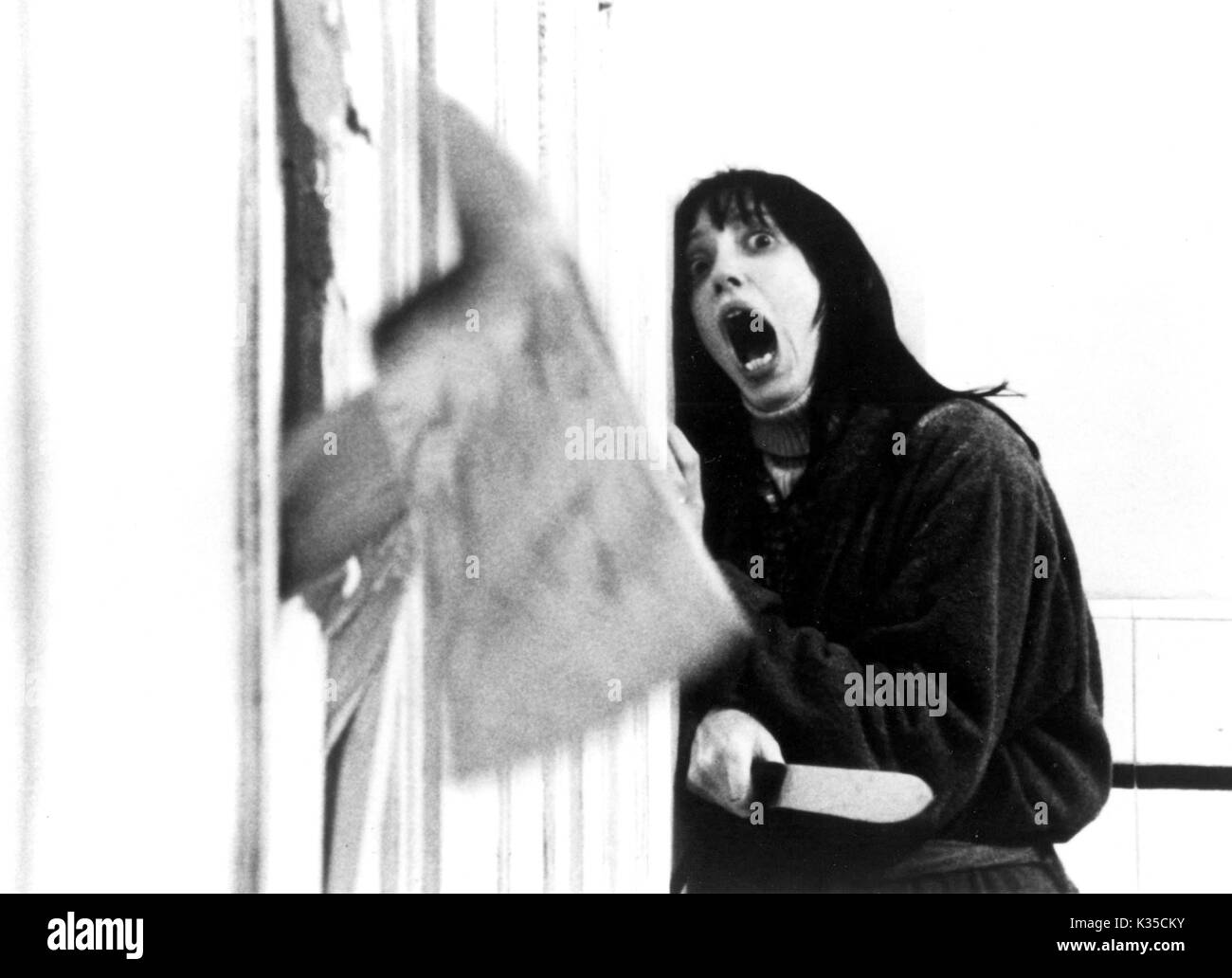 Foto deve essere accreditato ©Alpha premere 013 (1980) Shelley Duvall come Wendy Torrance e Jack Nicholson come Jack Torrance nel film La splendente. Foto Stock