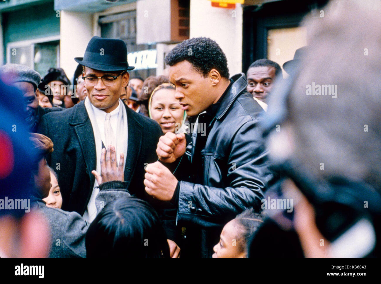 ALI MARIO VAN PEEBLES come Malcolm X, Will Smith come Muhammad Ali data: 2001 Foto Stock