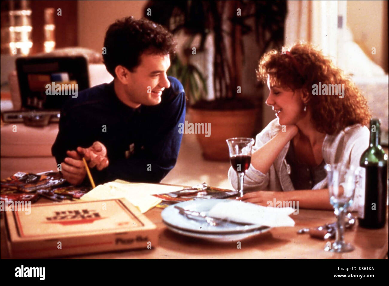 BIG Tom Hanks, Elizabeth Perkins data: 1988 Foto Stock