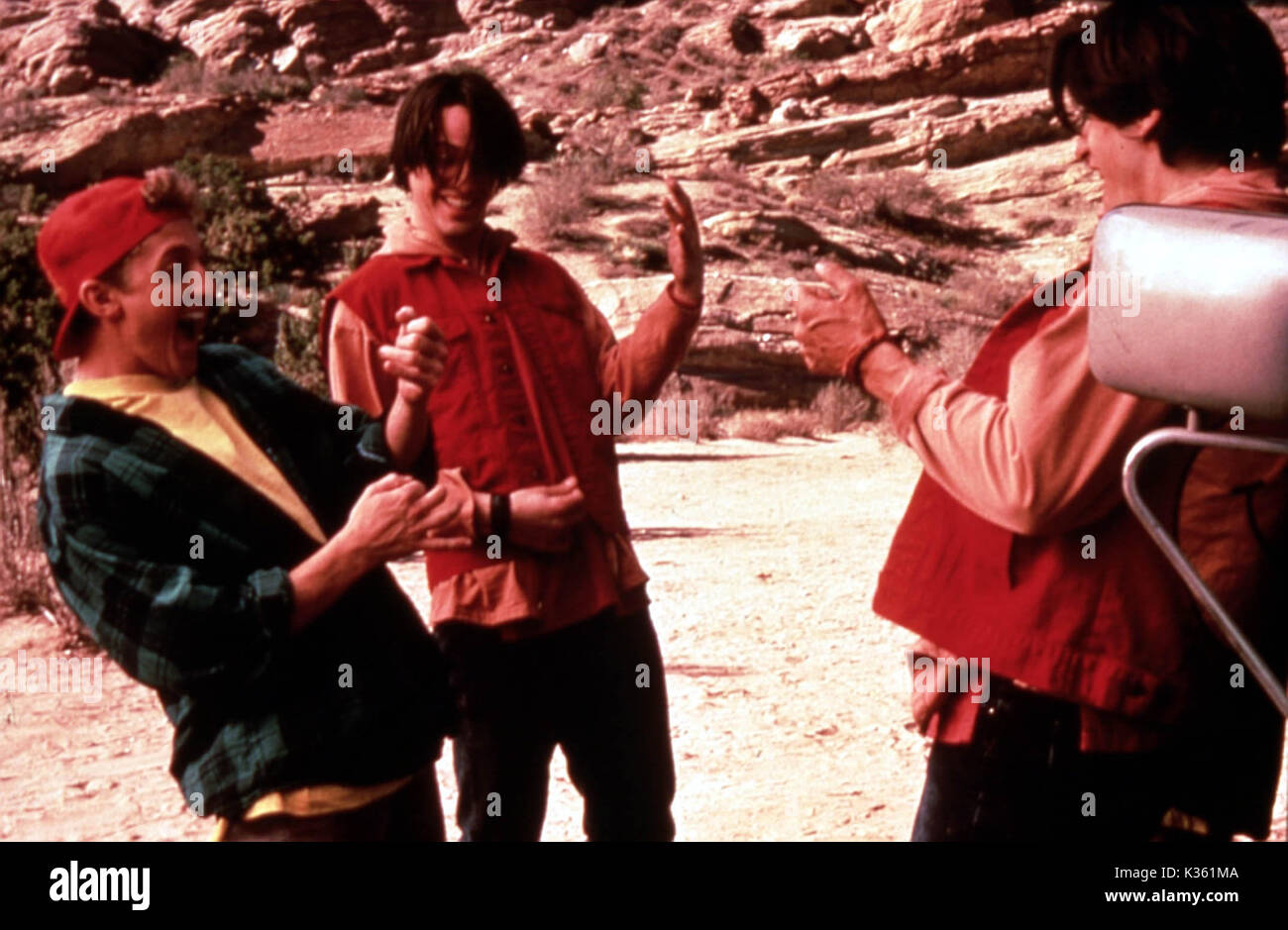 BILL E TED'S BOGUS VIAGGIO [US 1991] ALEX WINTER, Keanu Reeves data: 1991 Foto Stock