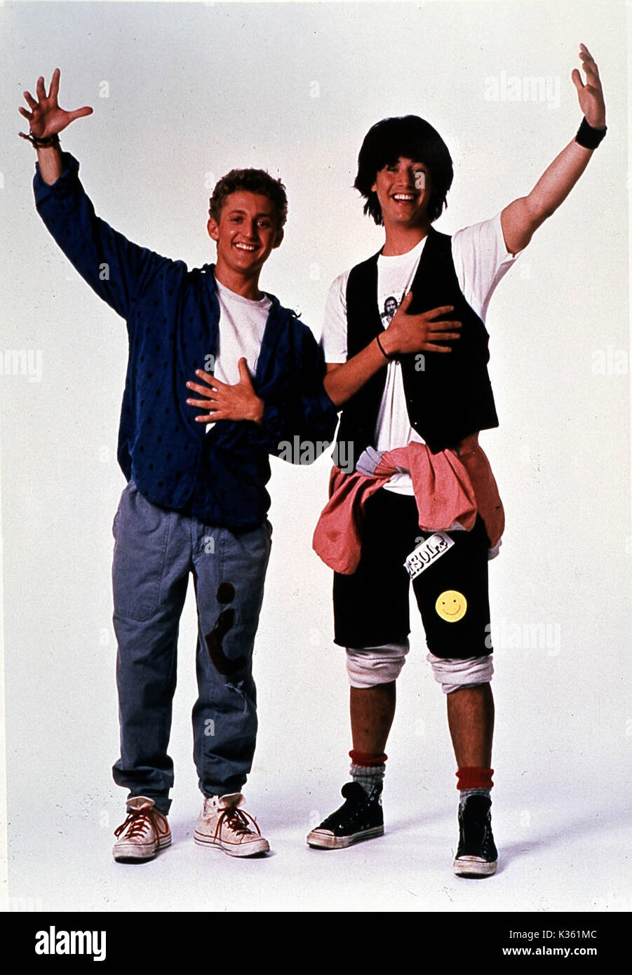 BILL E TED'S eccellente avventura ci [1989] ALEX WINTER, Keanu Reeves data: 1989 Foto Stock