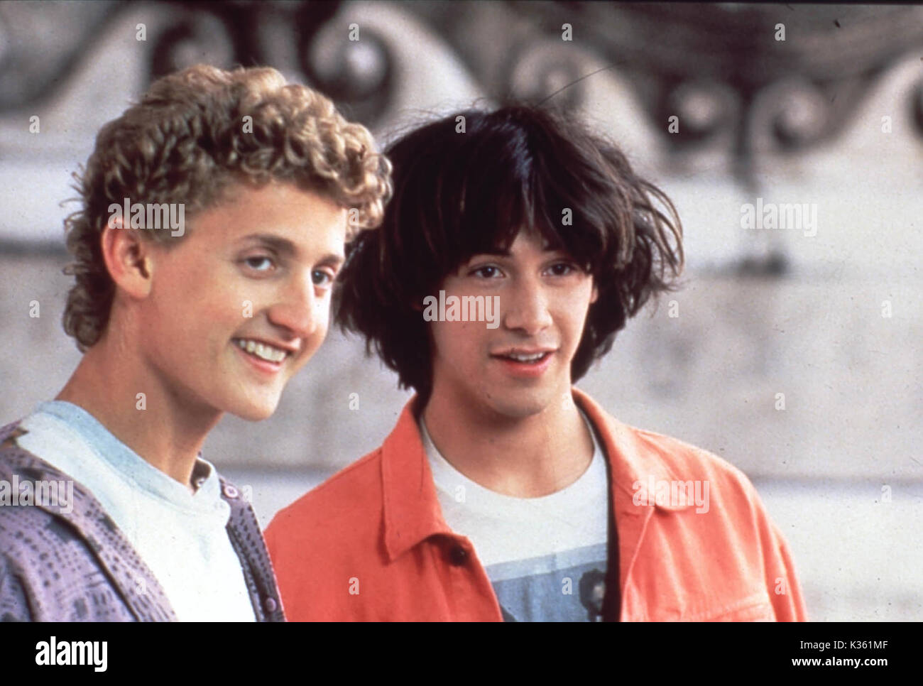 BILL E TED'S eccellente avventura ci [1989] ALEX WINTER, Keanu Reeves data: 1989 Foto Stock