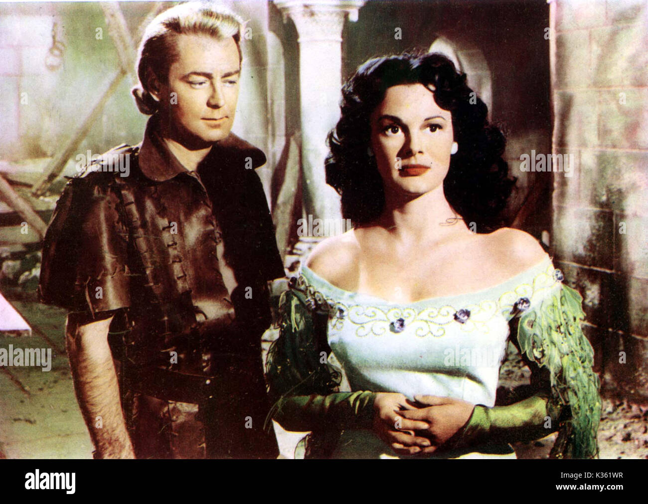 Il Cavaliere Nero ALAN LADD, PATRICIA MEDINA data: 1954 Foto Stock