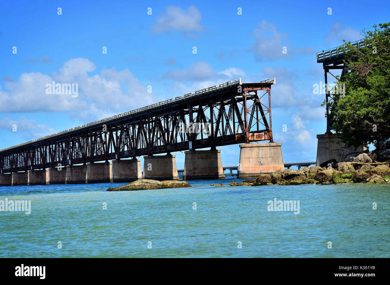 Fotografia di scorta Bahia Honda state Park ponte Foto Stock