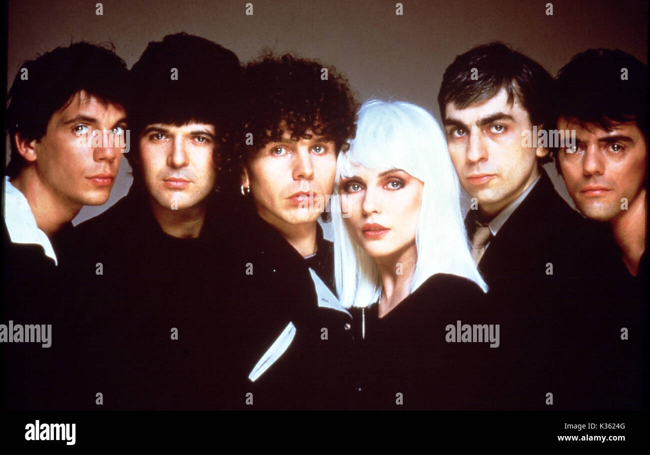 BLONDIE Debbie Harry center Foto Stock