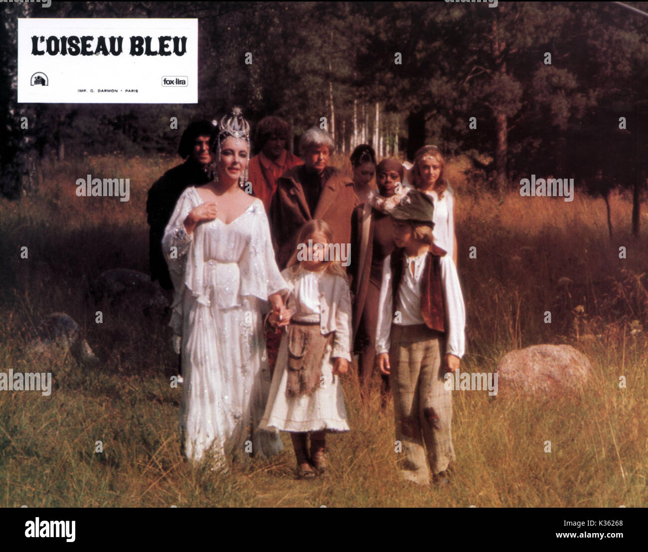 Il BLUE BIRD Elizabeth Taylor, Patsy Kensit, TODD LOOKINLAND data: 1976 Foto Stock