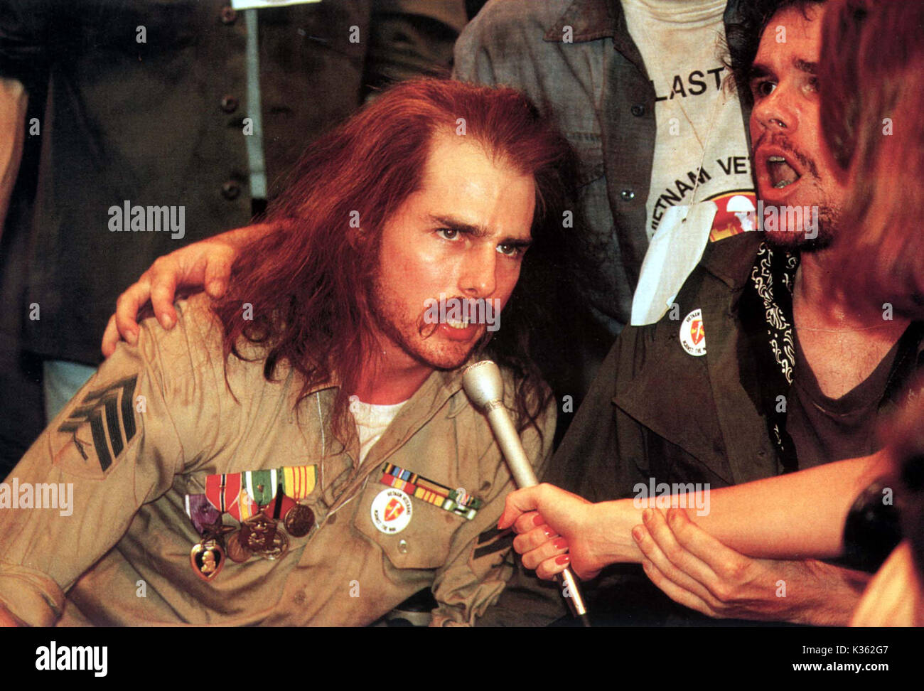 Nato il quarto di luglio TOM CRUISE data: 1989 Foto Stock