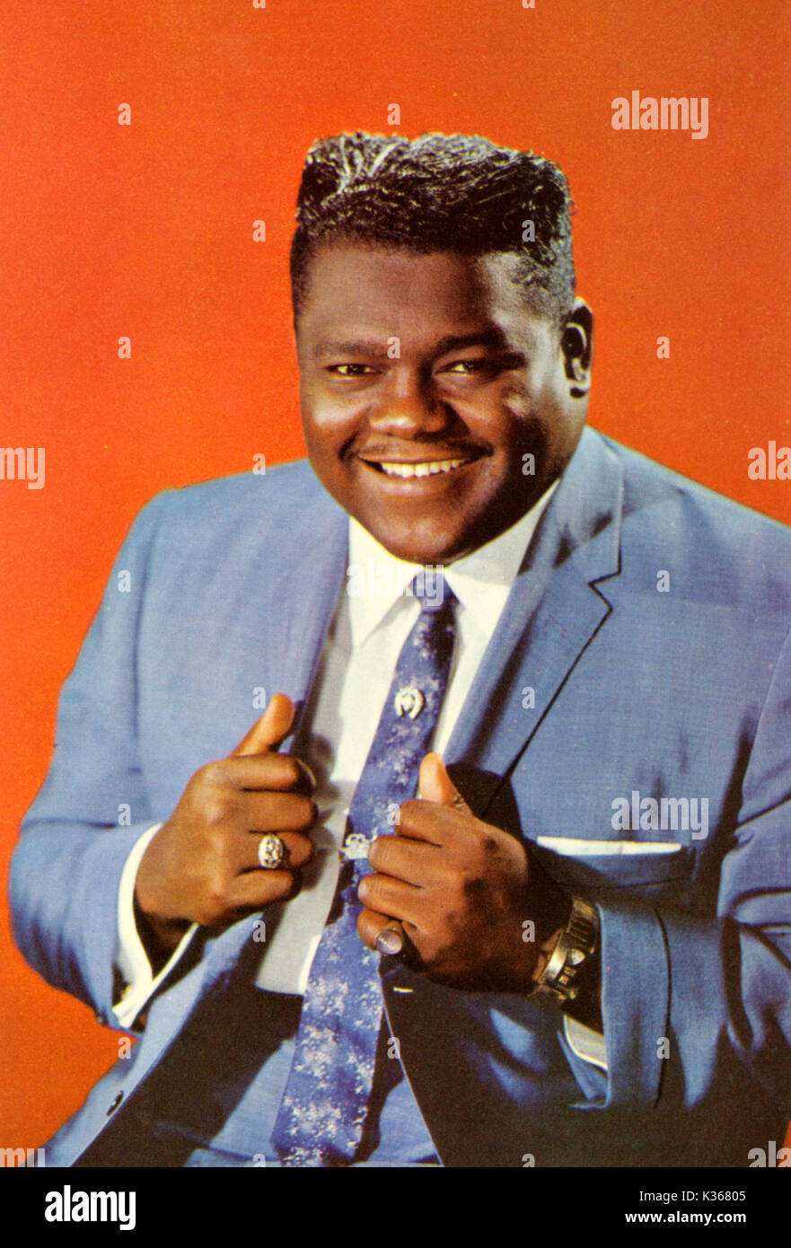 FATS DOMINO MUSICISTA FATS DOMINO MUSICISTA Foto Stock