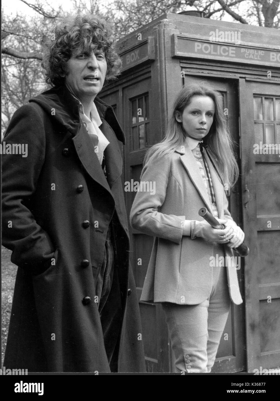 Medico CHE IL LEISURE HIVE TOM BAKER come il medico, LALLA WARD come Romana Foto Stock