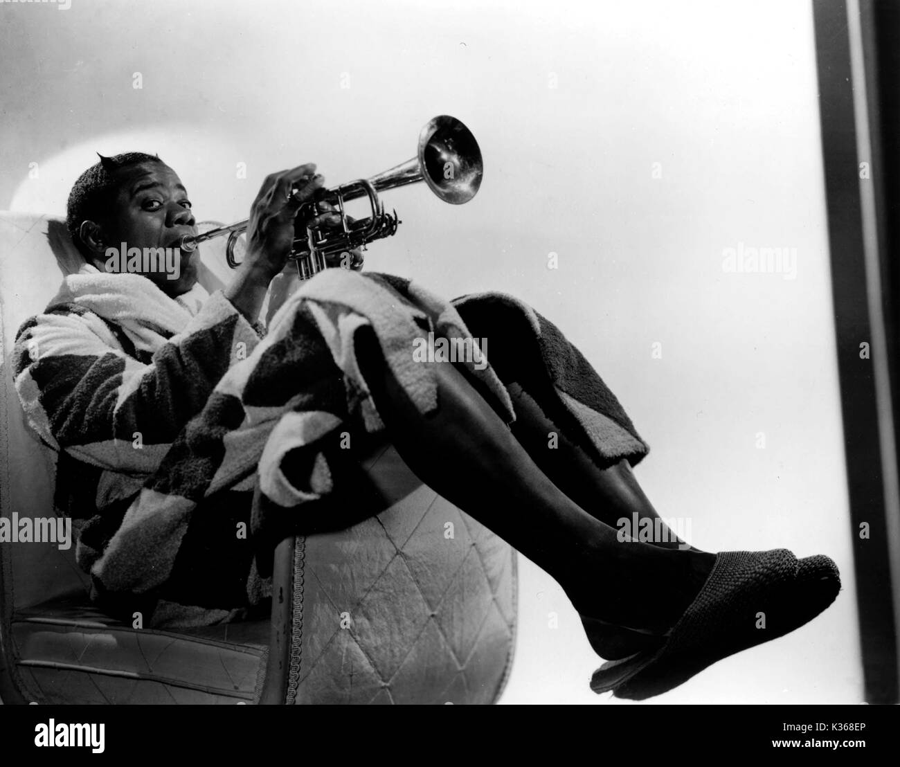 Louis Armstrong nel "Cabina in cielo" (1943). Data: 1943 Foto Stock