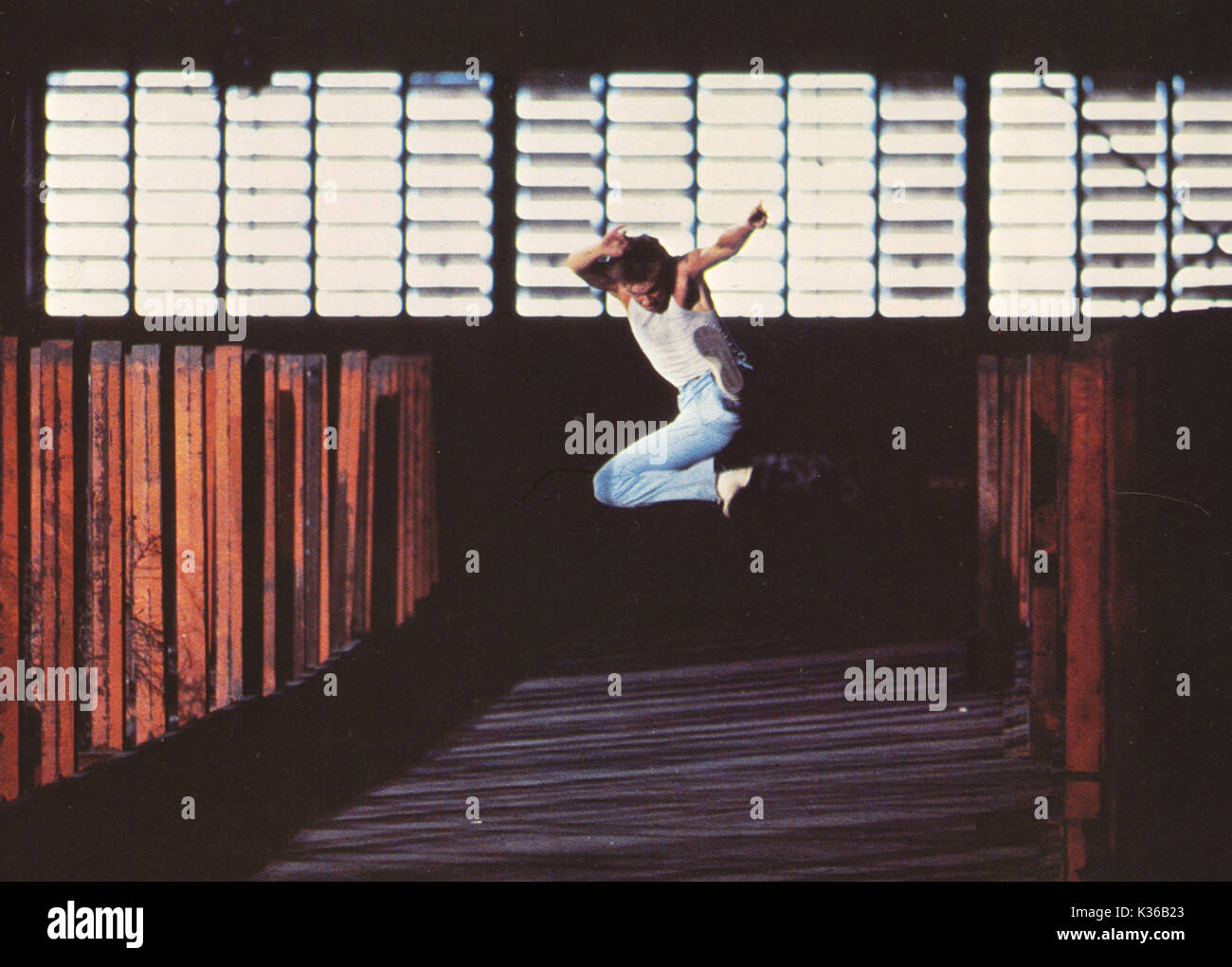 FOOTLOOSE Kevin Bacon Foto Stock