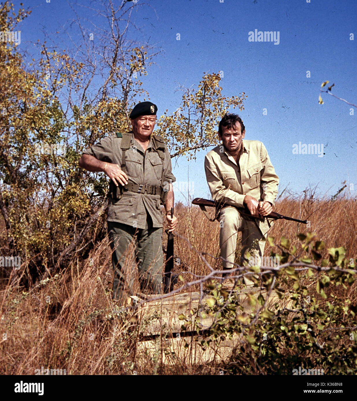 I berretti verdi BATJAC PRODUCTIONS/WARNER BROS John Wayne David Janssen data: 1968 Foto Stock