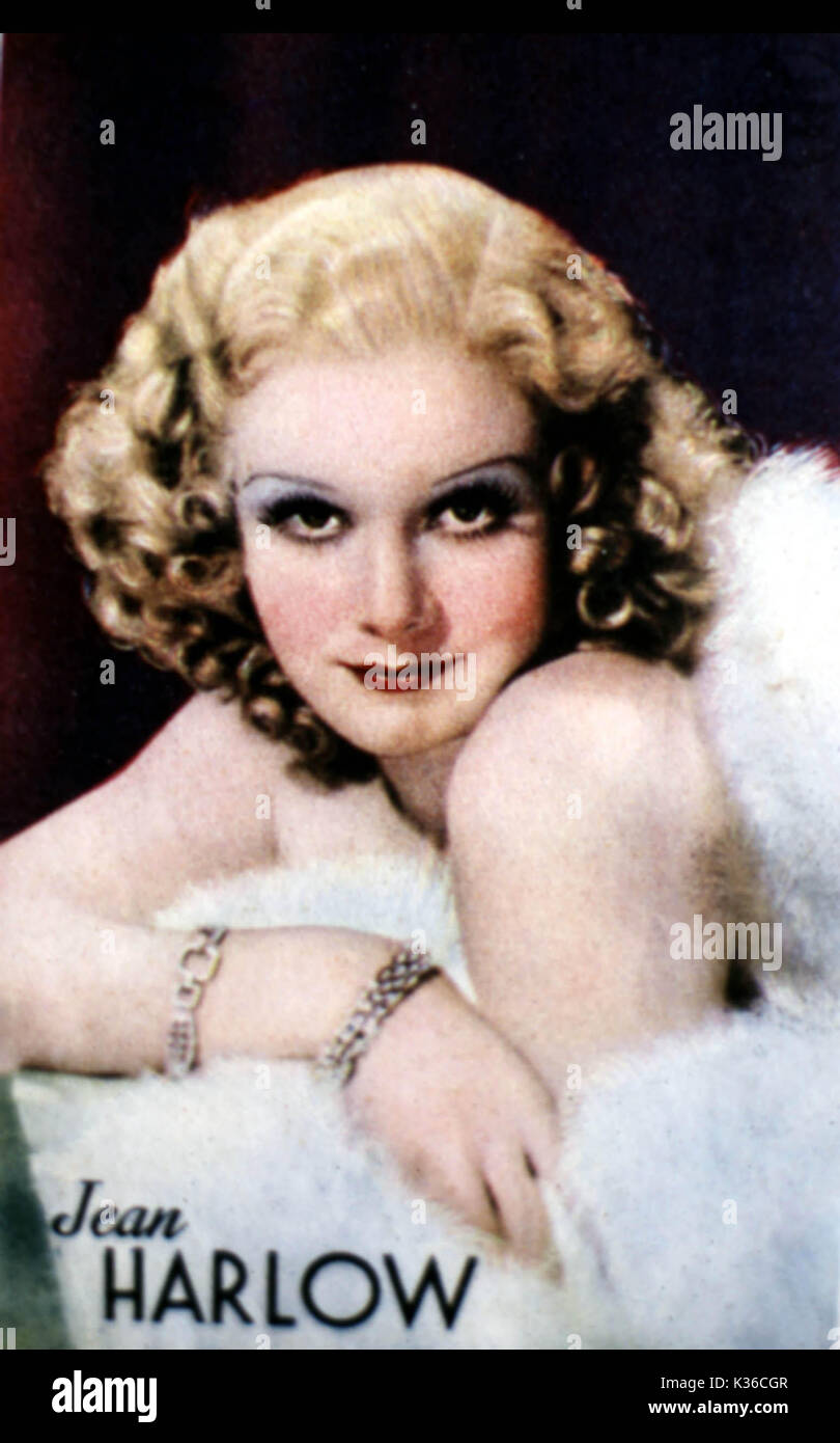 JEAN HARLOW actrice americano Jean Harlow Foto Stock