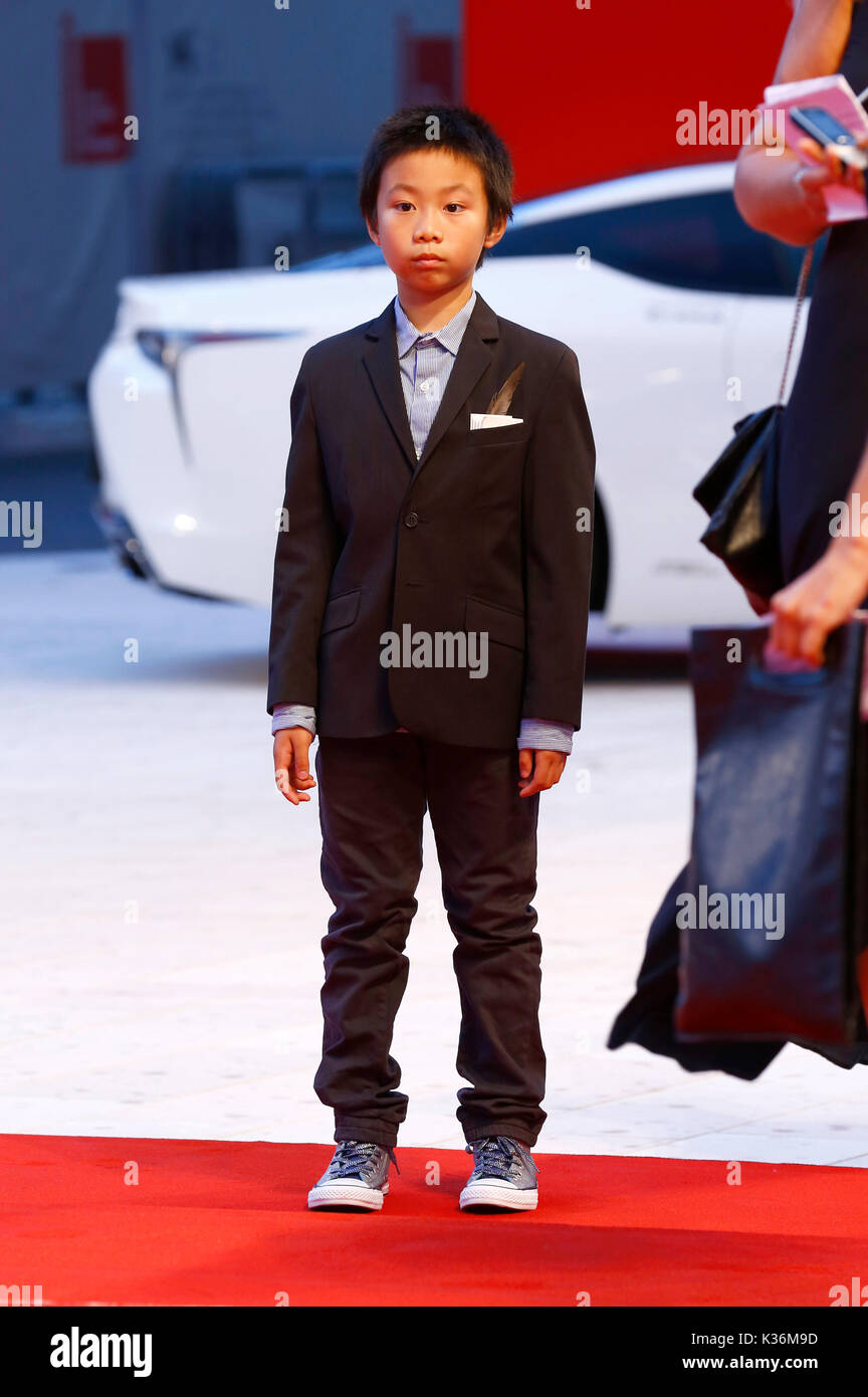 Venezia, Italia. 01 Sep, 2017. ai lao frequentando il "flusso umano' premiere al 74a venice international film festival presso il palazzo del cinema il 01 settembre 2017 a Venezia, Italia credito: geisler-fotopress/alamy live news Foto Stock