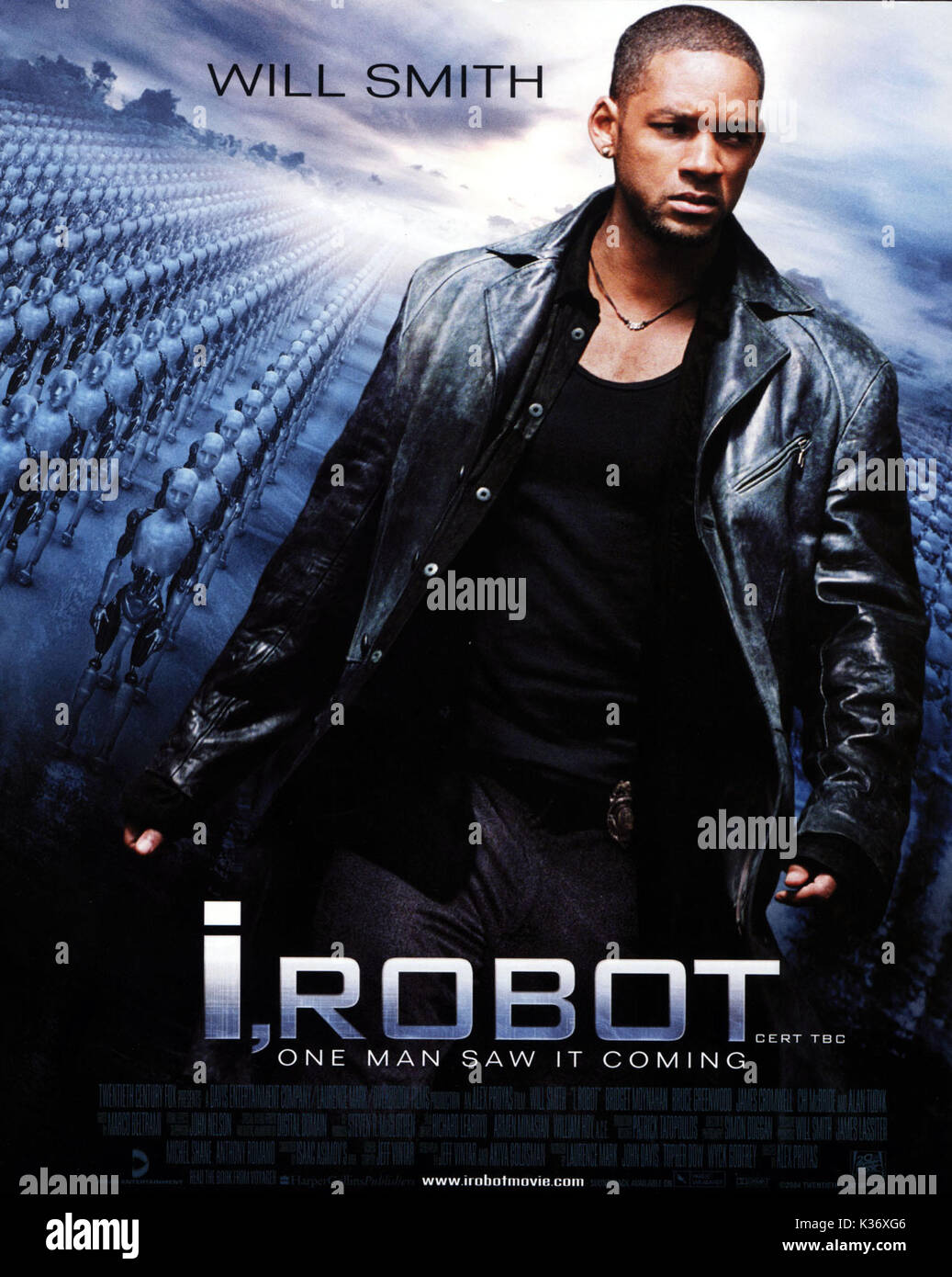 Io, Robot Will Smith data: 2004 Foto Stock