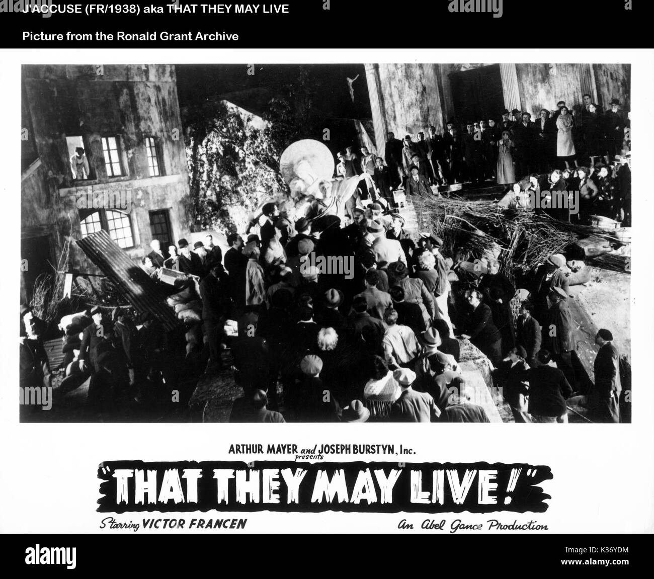 J'accuse [Francia 1938] aka che essi possano vivere data: 1938 Foto Stock