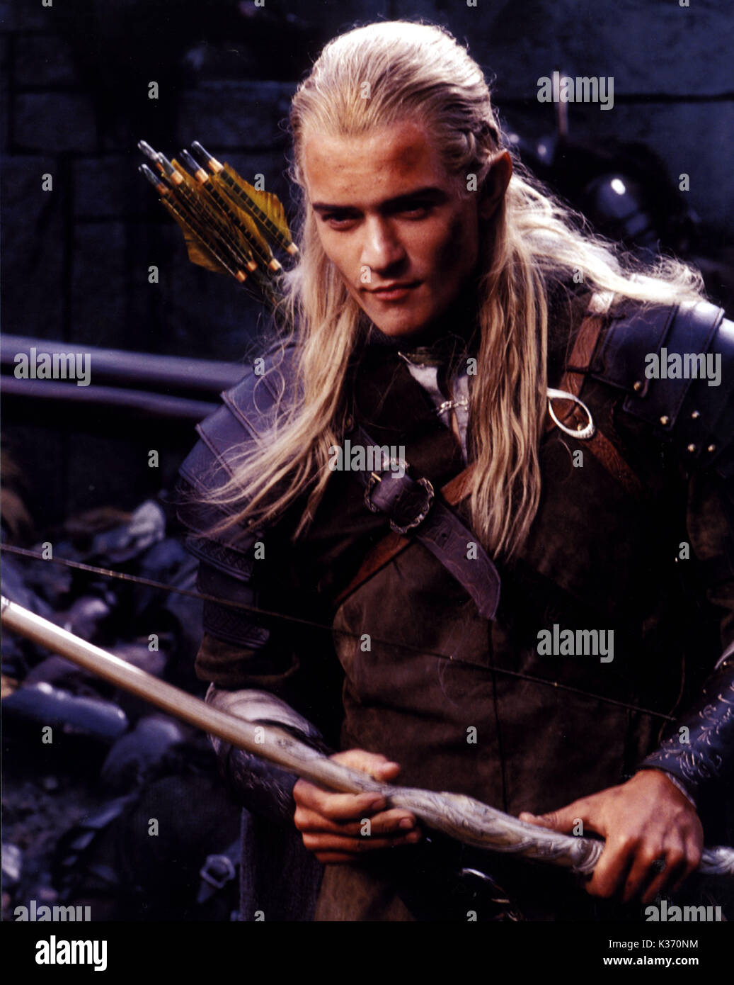 Il Signore degli Anelli - Il Ritorno del Re Orlando Bloom come LEGOLAS NEW  LINE CINEMA data: 2003 Foto stock - Alamy
