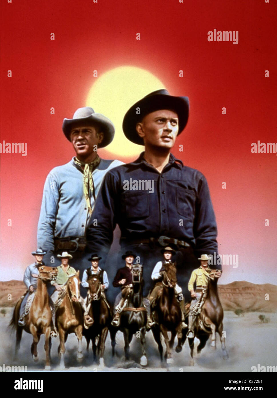 I MAGNIFICI SETTE ARTISTI UNITI I MAGNIFICI SETTE ARTISTI UNITI data: 1960 Foto Stock