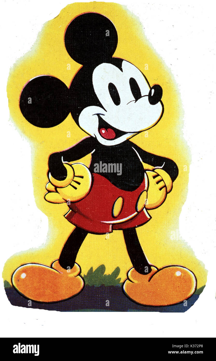 MICKEY MOUSE SI PREGA DI CREDITO COPYWRIGHT DISNEY Foto Stock