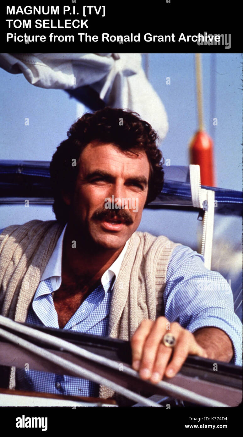 MAGNUM PI Tom Selleck Foto Stock