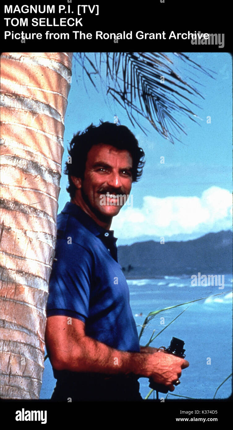 MAGNUM PI Tom Selleck Foto Stock