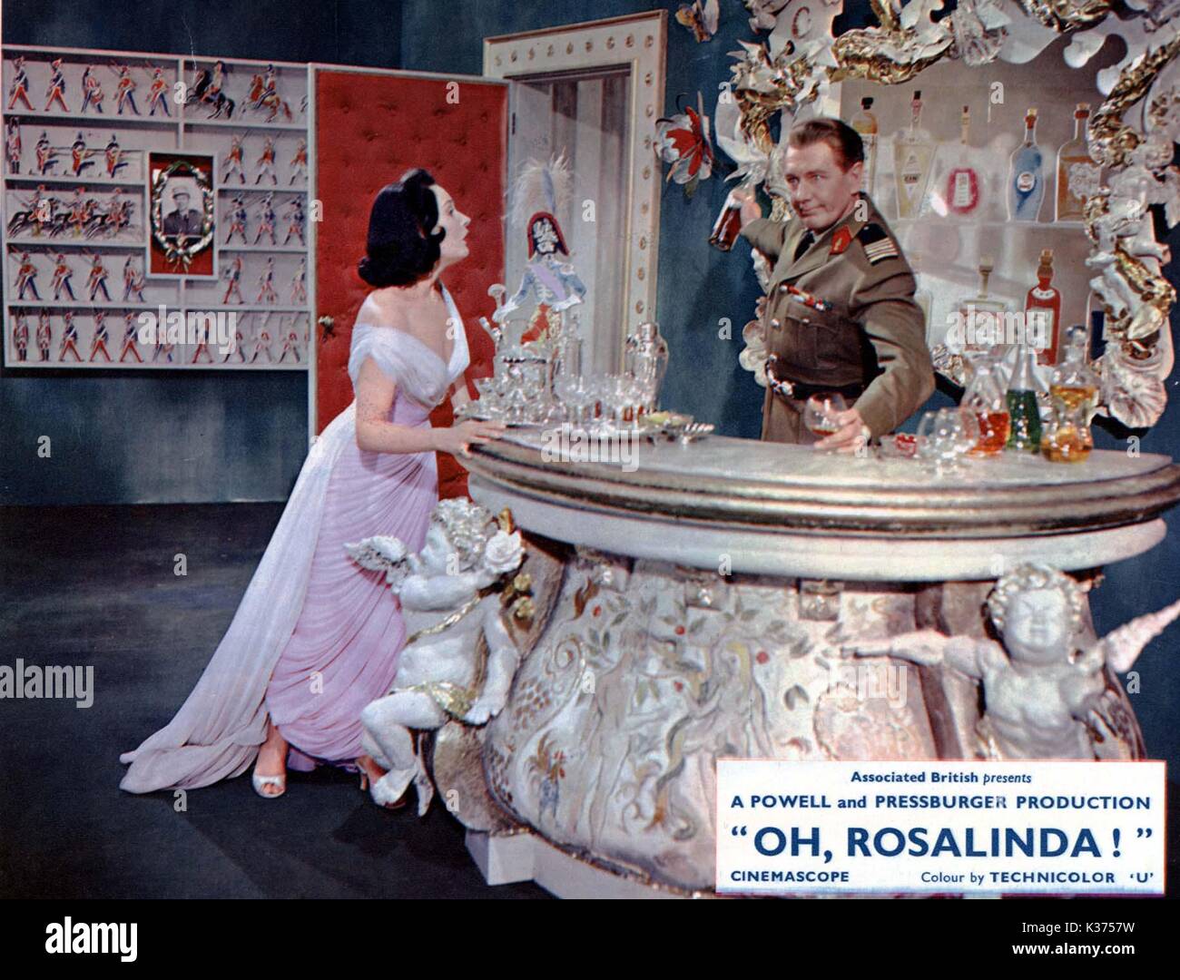 OH... ROSALINDA!! MICHAEL REDGRAVE, LUDMILLA TCHERINA data: 1955 Foto Stock