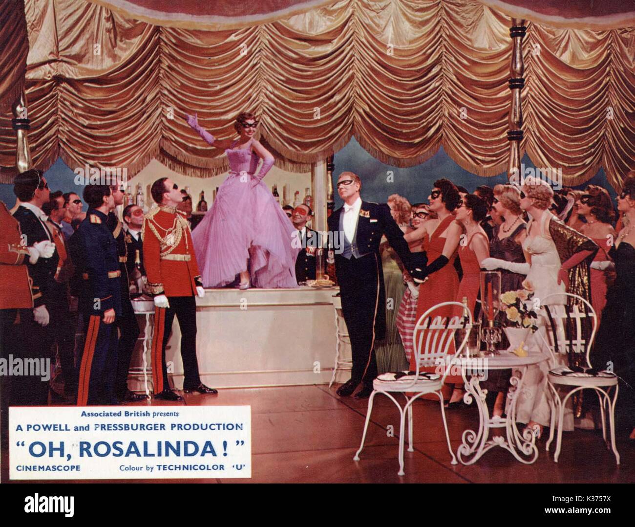 OH... ROSALINDA!! MICHAEL REDGRAVE, LUDMILLA TCHERINA data: 1955 Foto Stock