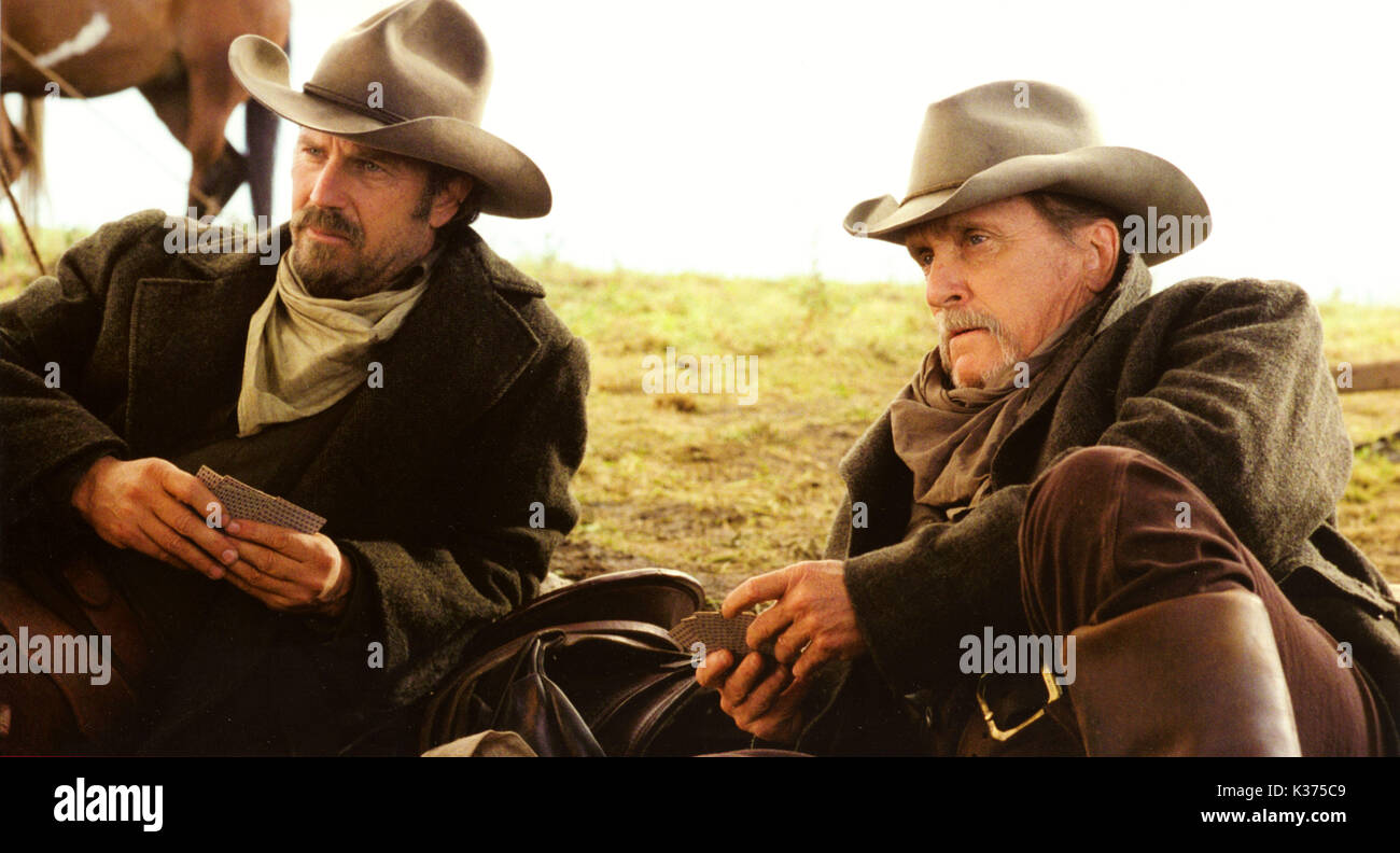 OPEN RANGE KEVIN COSTNER, ROBERT DUVALL, USCITA CINEMATOGRAFICA DI TOUCHSTONE PICTURES data: 2003 Foto Stock