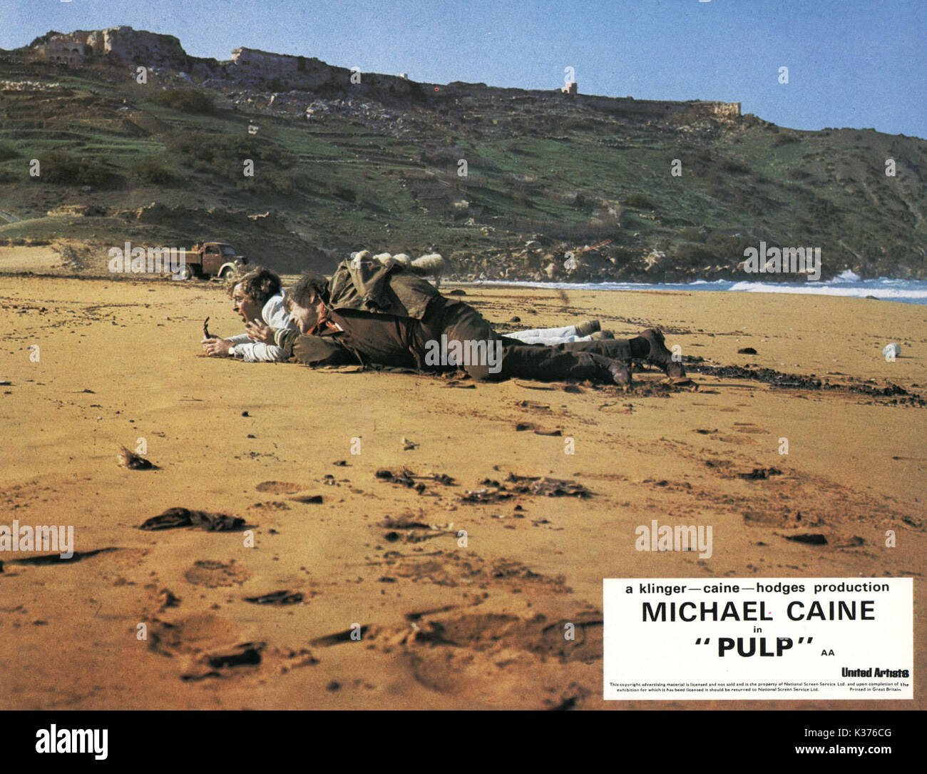 Polpa Michael Caine data: 1972 Foto Stock