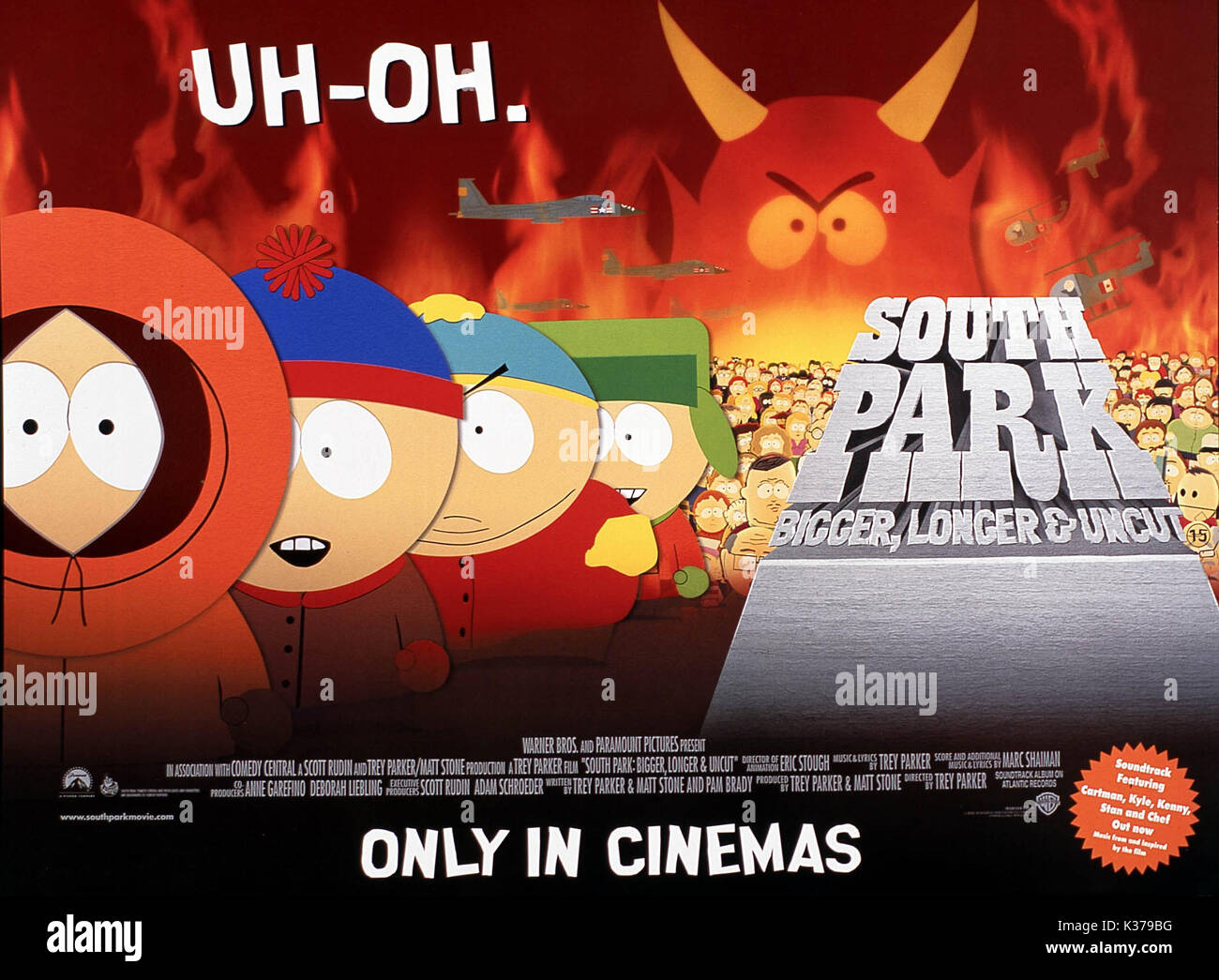 SOUTH PARK PIÙ GRANDE E PIÙ INTONSO data: 1999 Foto Stock