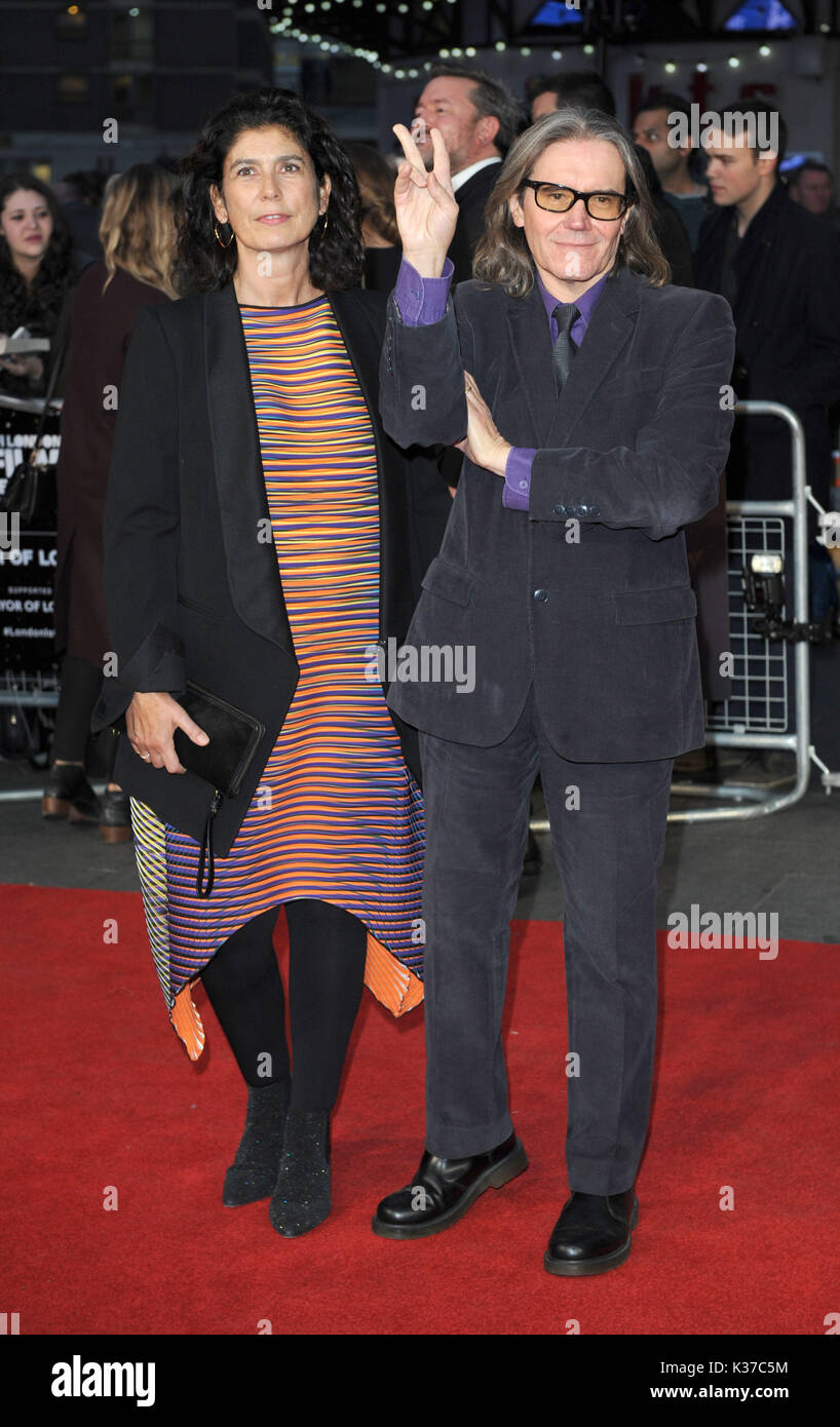 Foto deve essere accreditato ©Alpha premere 079965 13/10/2016 Stephen Woolley e Amanda Posey loro Screening migliori durante il BFI London Film Festival 2016 di Odeon Leicester Square Londra Foto Stock