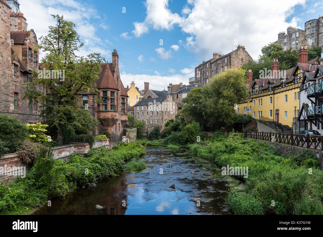 Dean Village Edinburgh Foto Stock