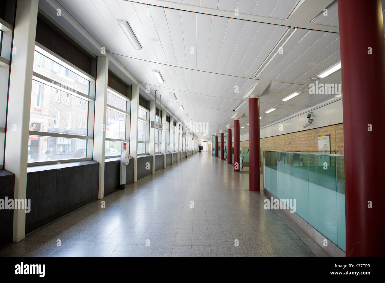 Farringdon La stazione della metropolitana di architettura di Londra Foto Stock