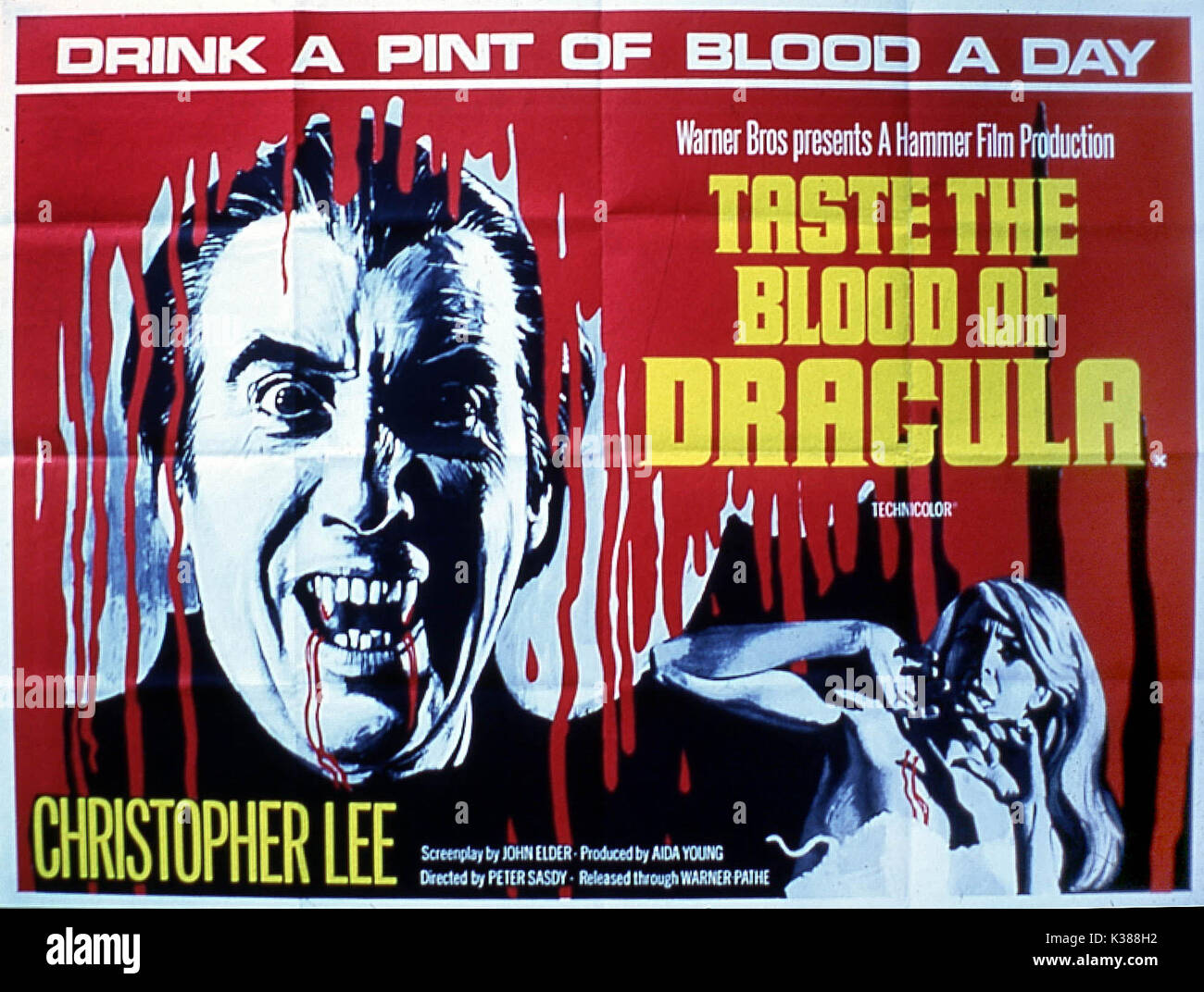 Il gusto del sangue di Dracula data: 1970 Foto Stock