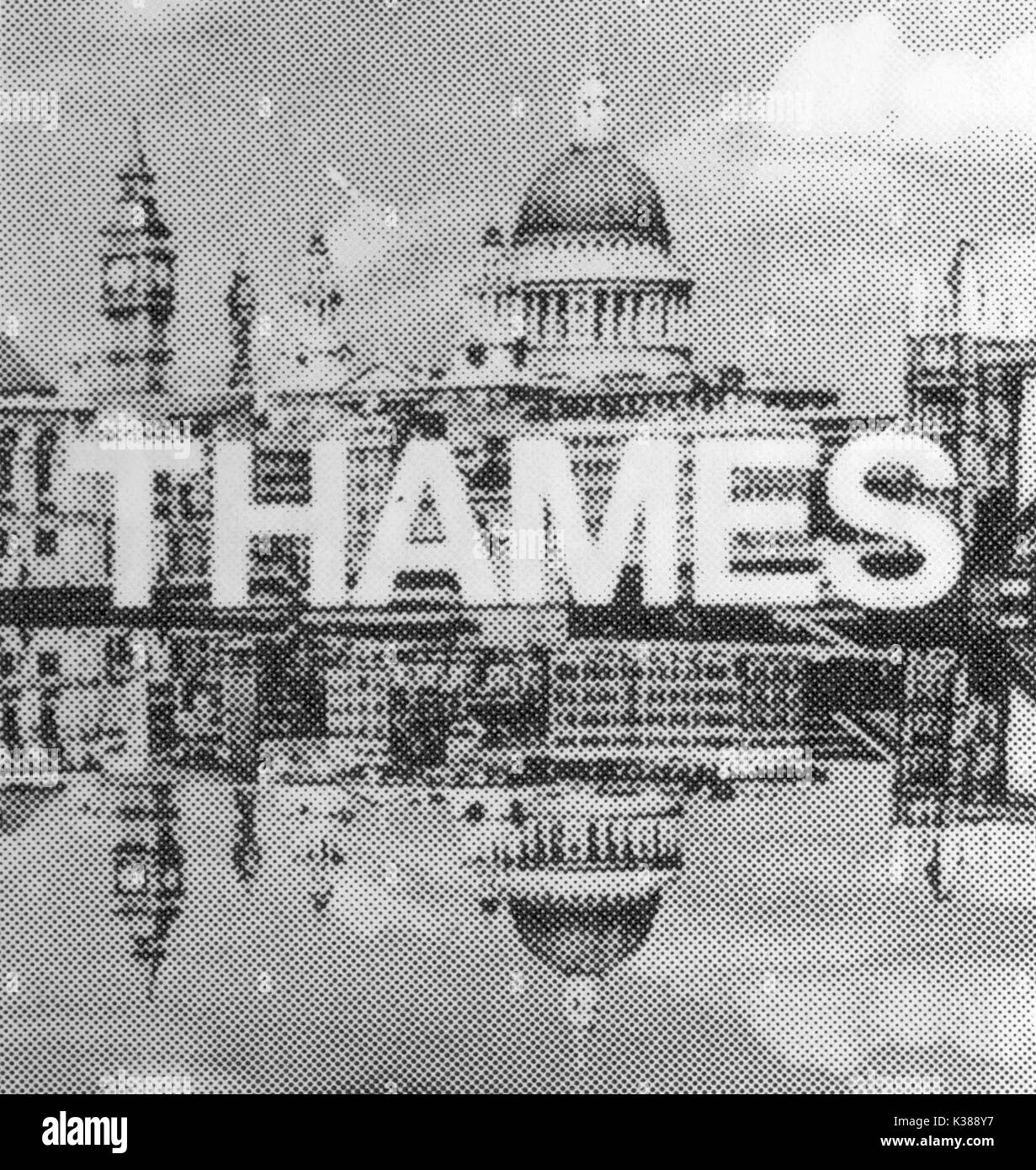 LOGO THAMES TV Foto Stock