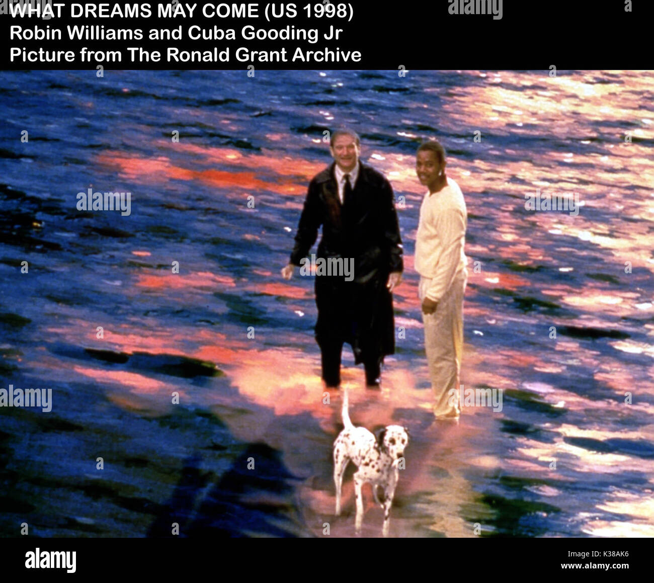 Al di là dei sogni Robin Williams, Cuba Gooding JR data: 1998 Foto Stock