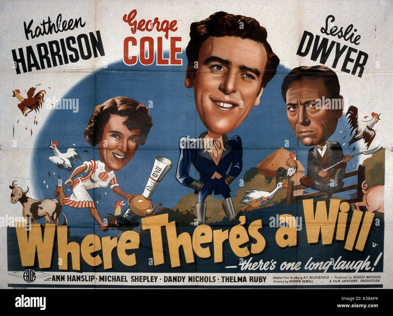 Dove vi è una volontà [br] 1956 diretto da VERNON SEWELL POSTER data: 1956 Foto Stock