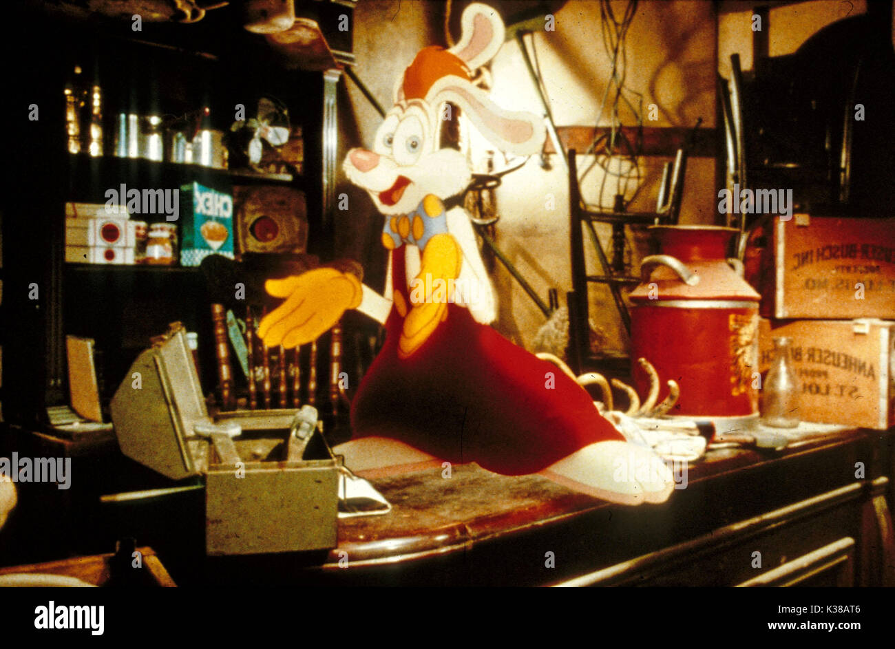 Chi ha incastrato Roger Rabbit WALT DISNEY PICTURES Bob Hoskins data: 1988 Foto Stock