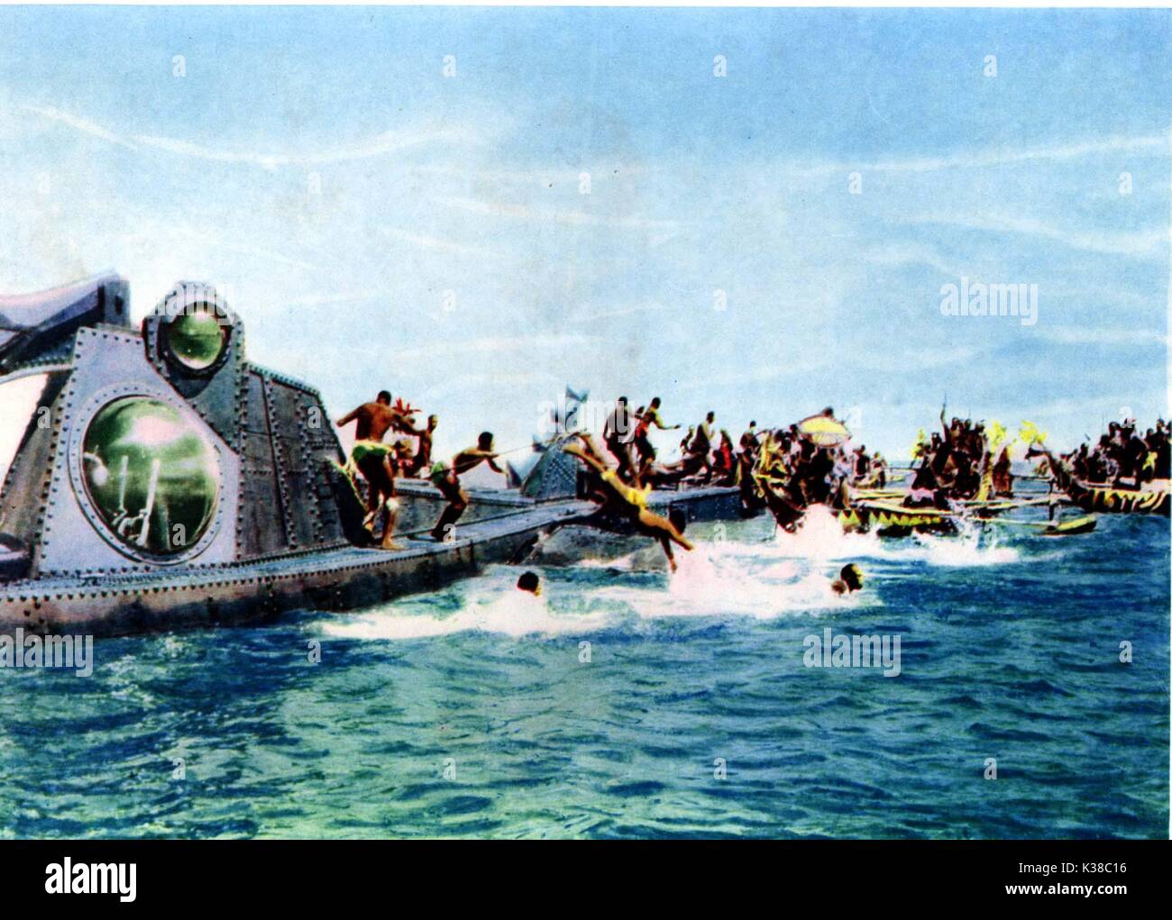 20.000 leghe sotto i mari data: 1954 Foto Stock