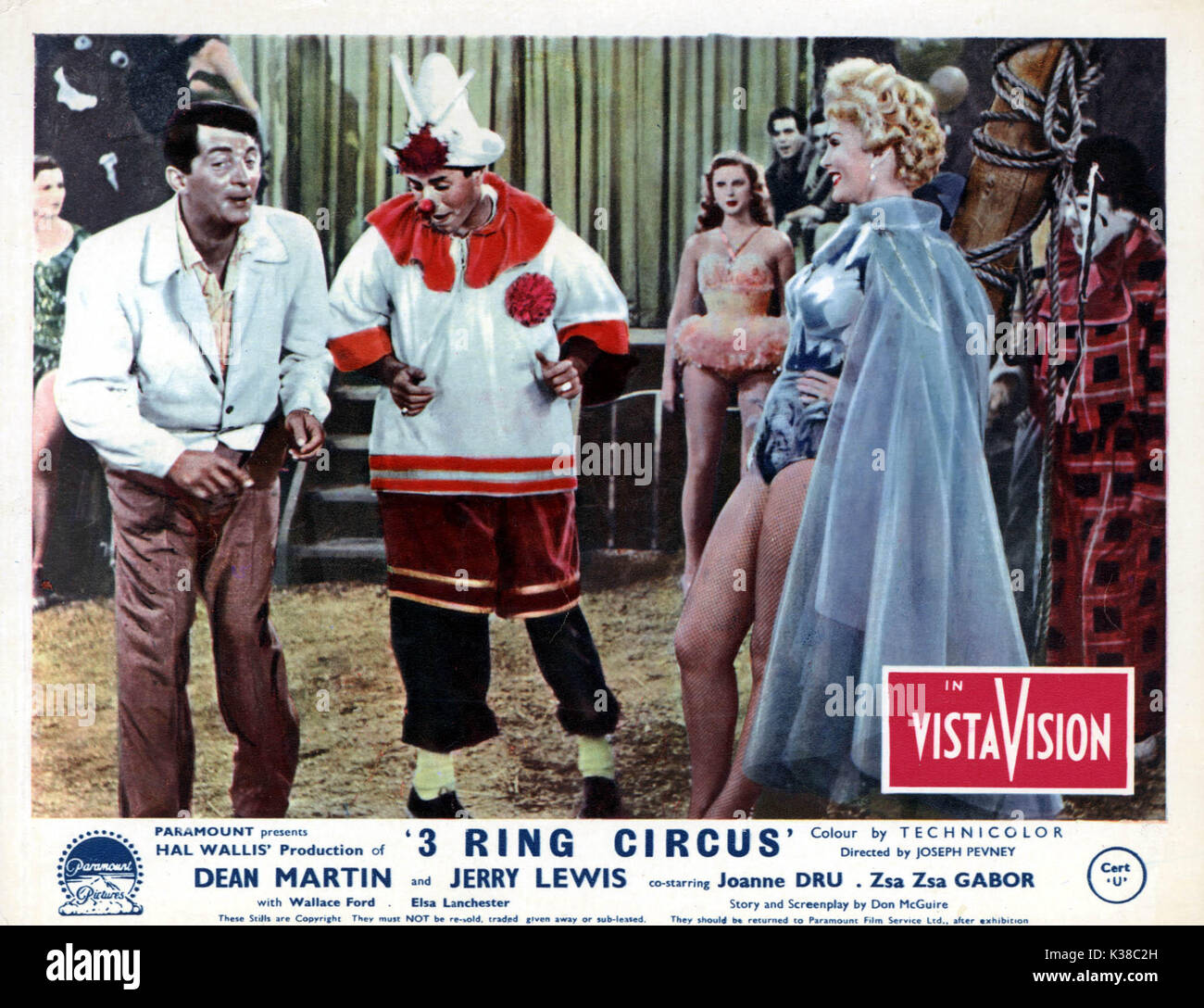 3 RING CIRCUS Dean Martin e Zsa Zsa Gabor data: 1954 Foto Stock