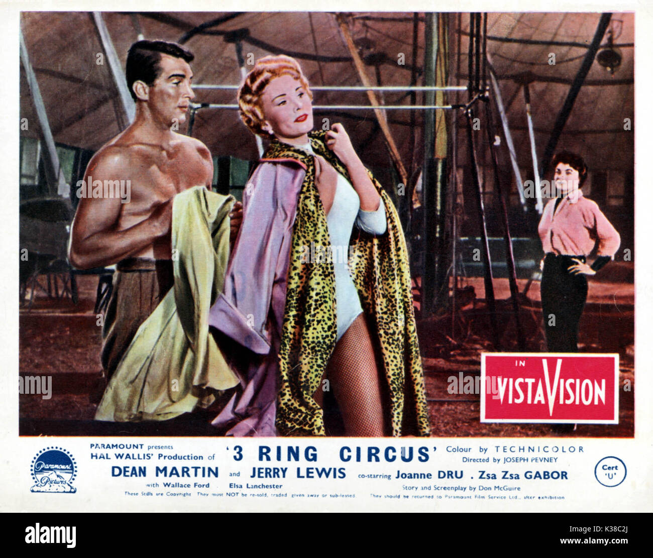 3 RING CIRCUS Dean Martin e Zsa Zsa Gabor data: 1954 Foto Stock