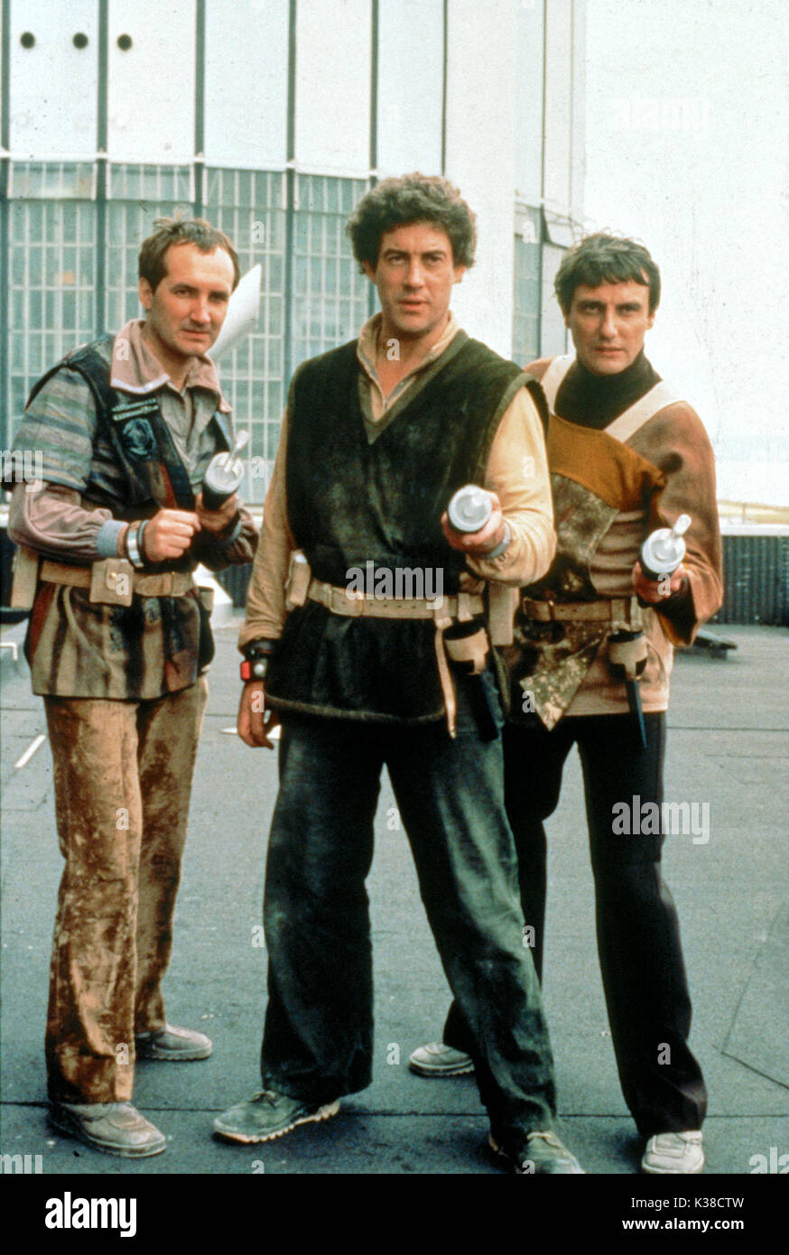 BLAKE'S 7 [TV] MICHAEL KEATING, Gareth THOMAS, PAUL DARROW UNA PRODUZIONE BBC DA RONALD GRANT ARCHIVE BLAKE'S 7 Foto Stock